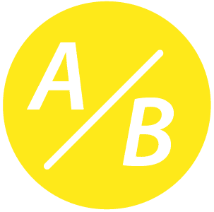 A/B testing icon