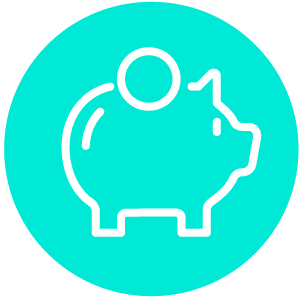 Piggy bank icon